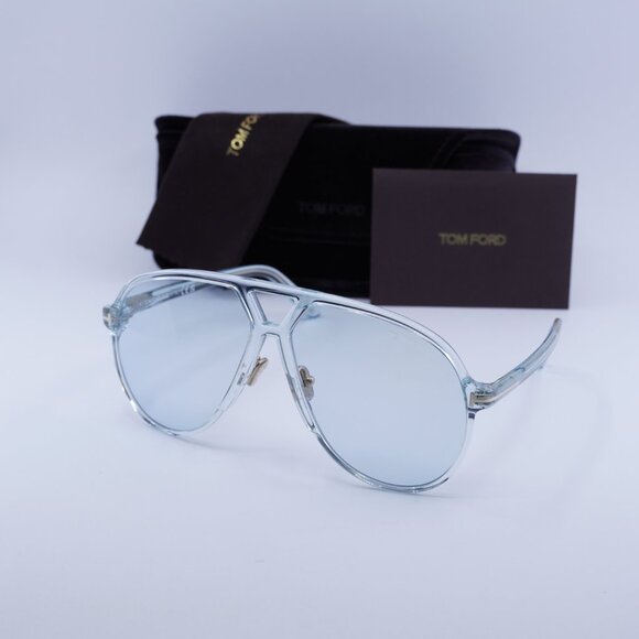 Tom Ford Clear Aviator Sunglasses - Picture 9 of 9